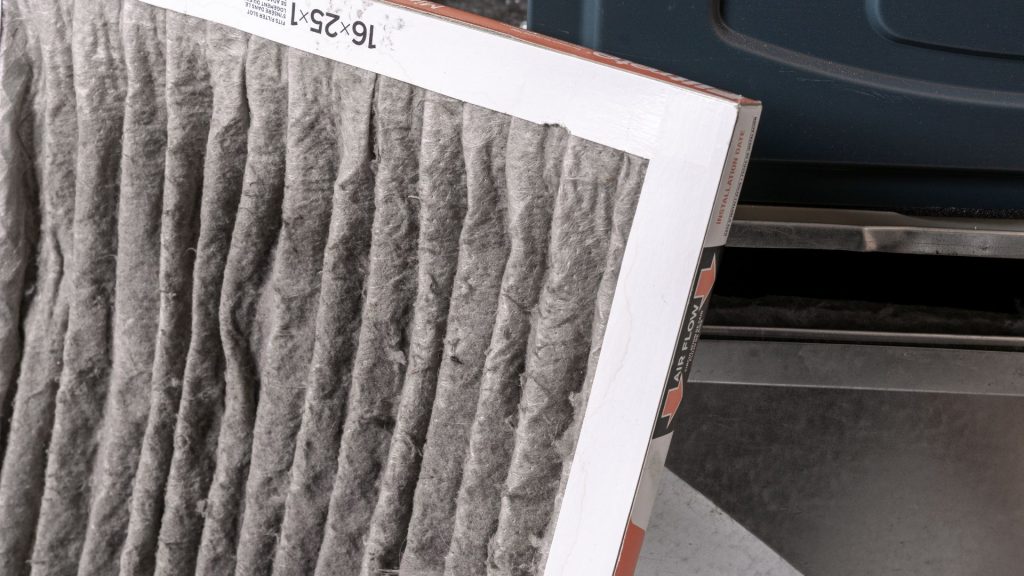 Dirty furnace filter